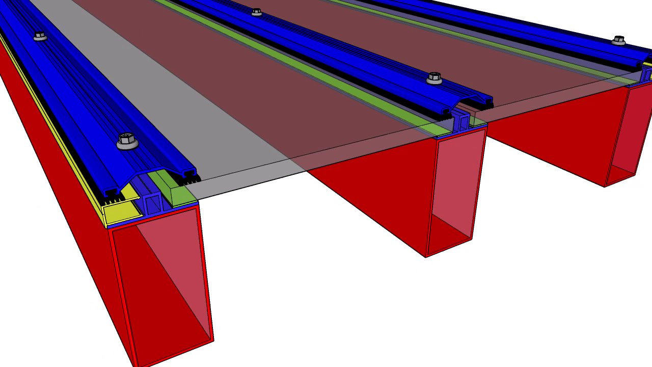 Pergolado de Aluminio Estrutural 100x50 mm com Perfil T invertido + Trap&eacute;zio - DIY - Polysolution