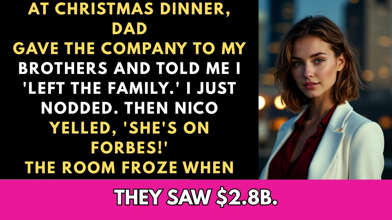 At Christmas Dinner, My Family Handed the Business to My Brothers—Then Forbes Handed Me $2