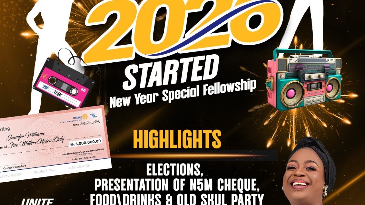 Rotary Club of Victoria Island East to Kick Off 2026 with New Year Special Fellowship