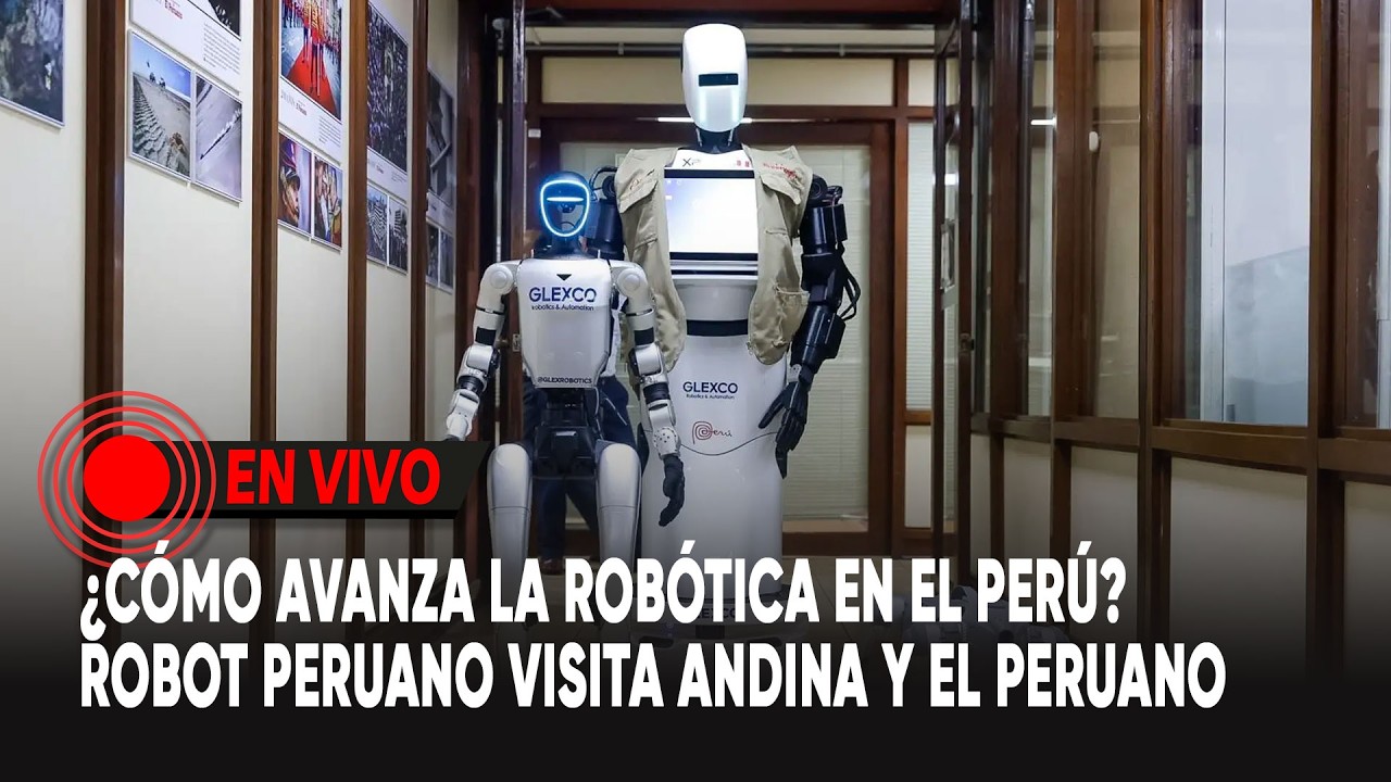 ¿Cómo avanza la robótica en el Perú? Robot peruano visita Andina y El Peruano