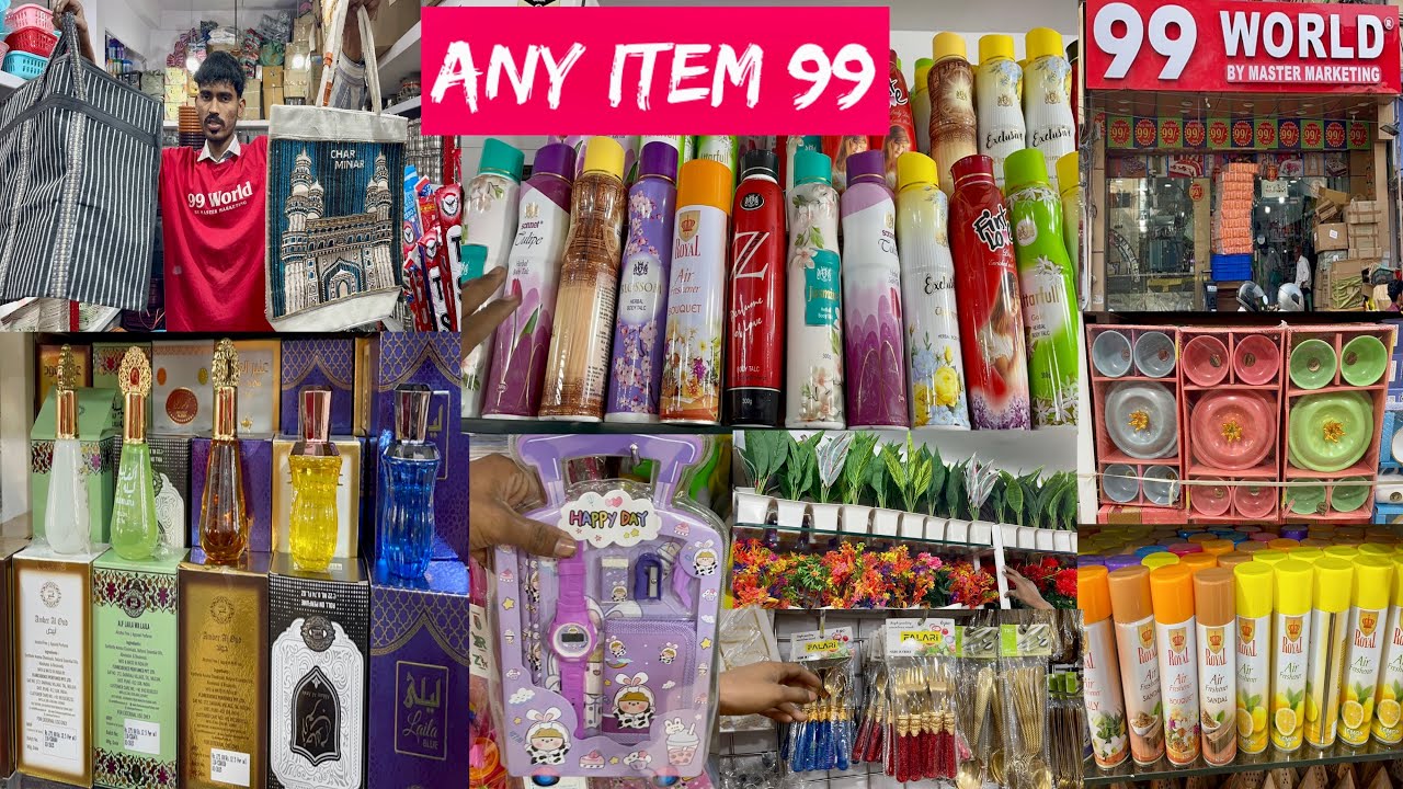 Hyderabad Biggest😱 99world😱laad bazaar✨gift Item’s attar✨toys,bangles,mats,bottles #viralvideo 🔥🔥🔥