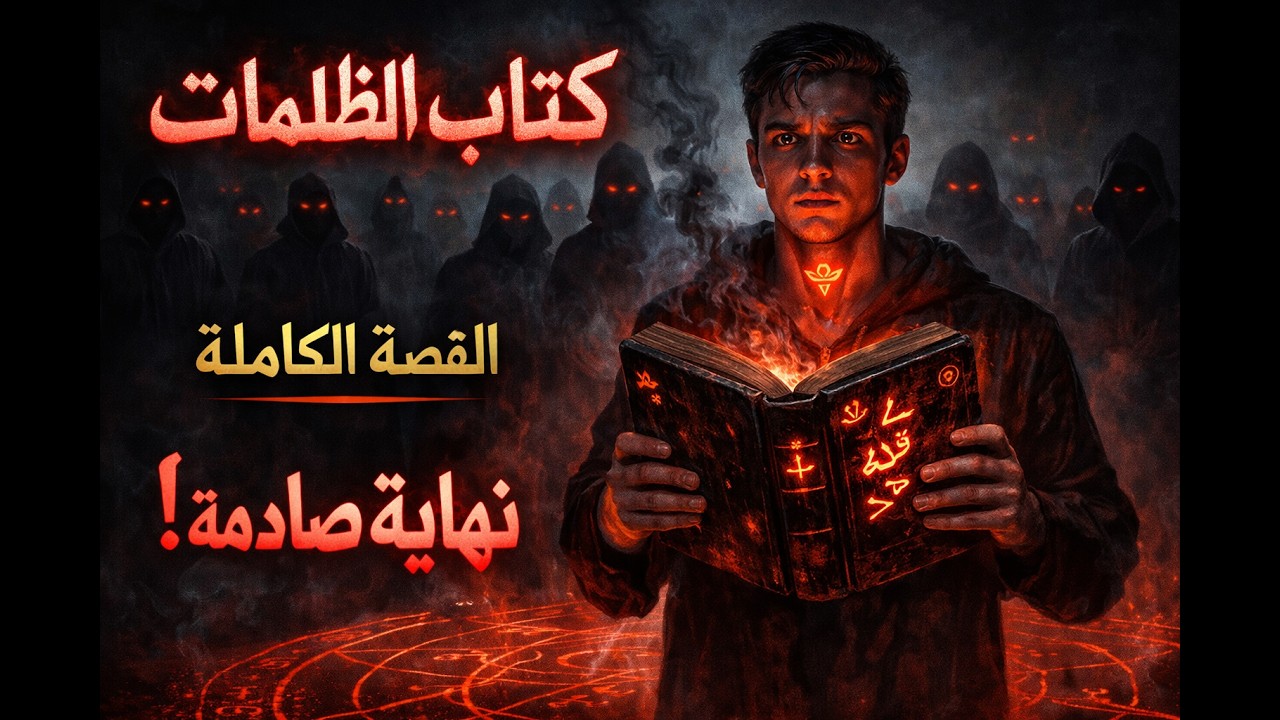 كتاب الظلمات | قصة مرعبة وغامضة لن تنساها 😨 (القصة الكاملة)