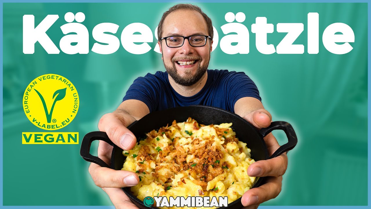 Vegane Käsespätzle | So gehen Spätzle ohne Ei
