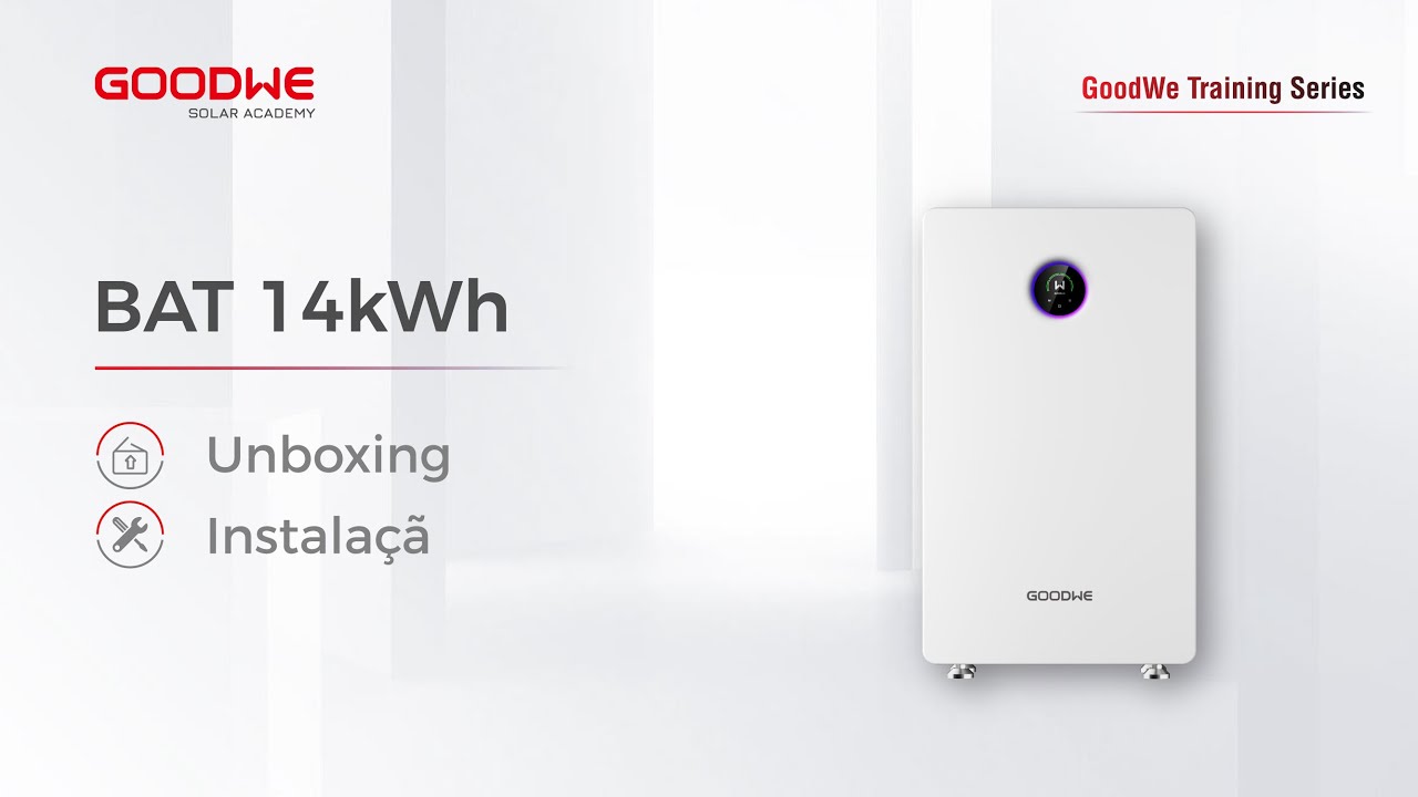 Bateria BAT 14kWh GoodWe   Unboxing e Instalaçã