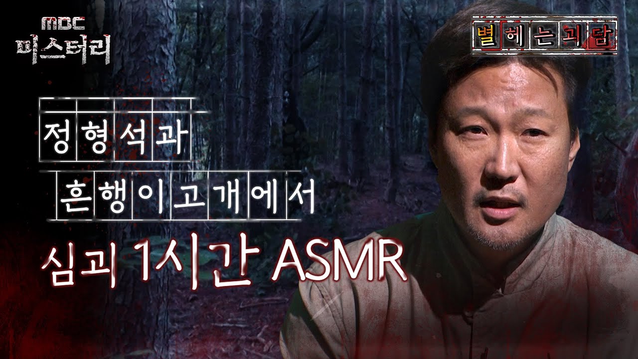 [별 헤는 괴담] 정형석과 흔행이 고개에서 심괴 1시간 ASMR #심야괴담회 #심괴 #어둑시니 #midnight #horrorstory MBC240901방송