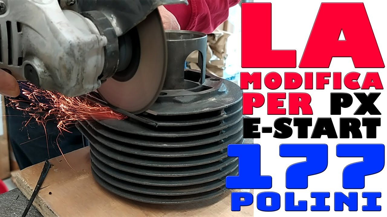 177 Polini | LA MODIFICA per il montaggio su Vespa PX e-start (avviamento elettrico a pulsate)