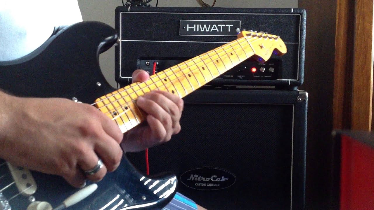 David Gilmour inspired improvvisation. Fender Custom Shop DG signature - Hiwatt - Nitrocab