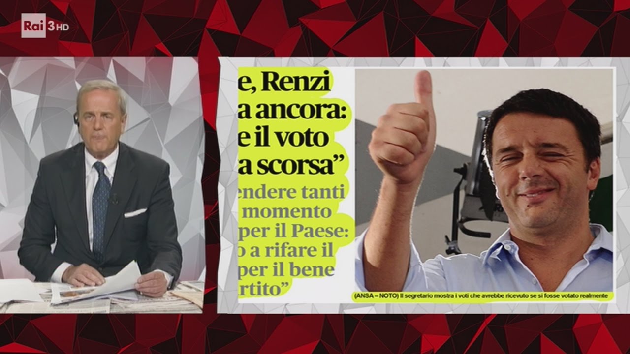 La rassegna stampa di Enrico Bertolino - #cartabianca 25/04/2017