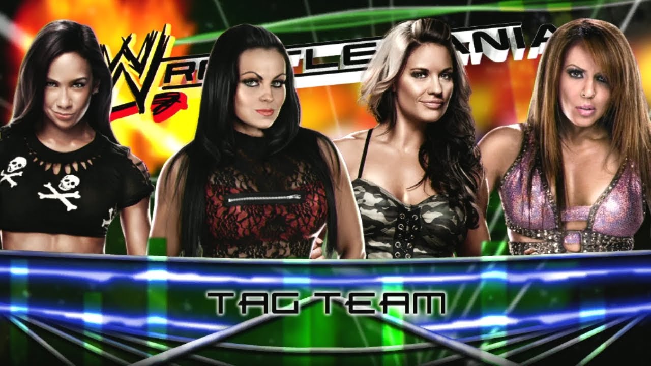 WWE 2K14 | AJ Lee & Aksana vs. Kaitlyn & Layla
