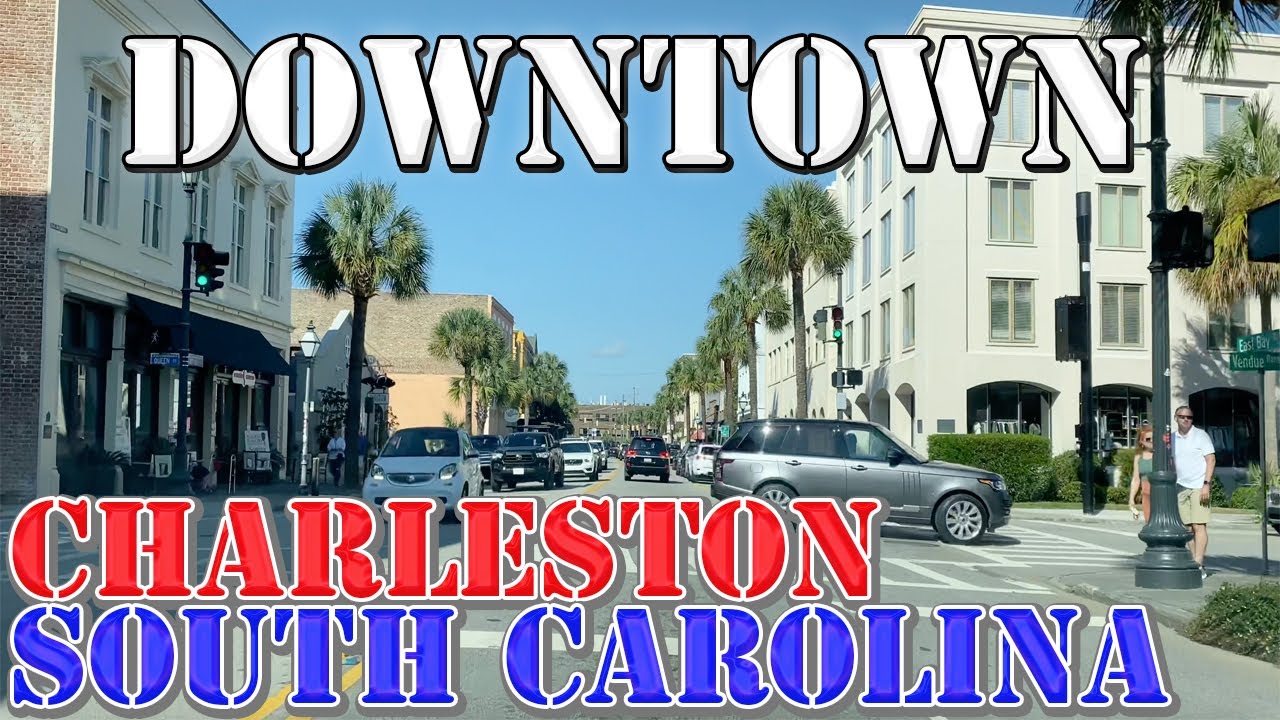 Charleston - South Carolina - 4K Downtown Drive
