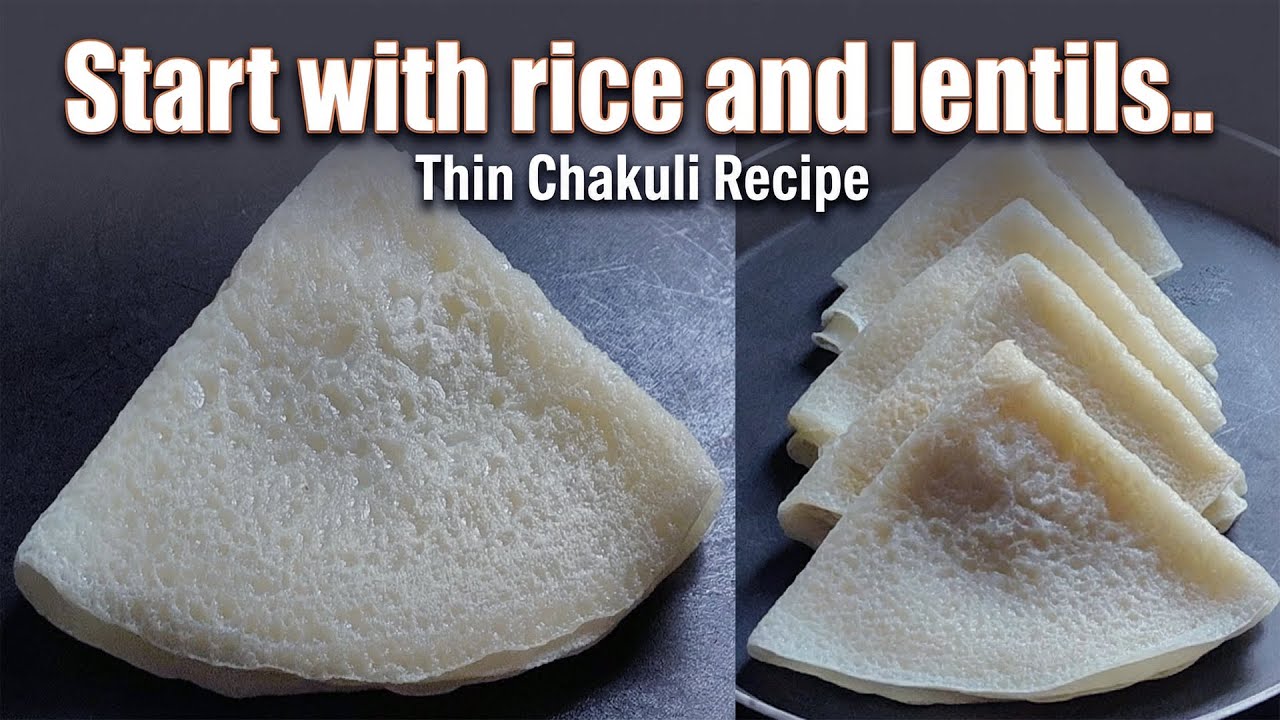 You will be surprised to eat such beautiful, soft, fluffy and thin chakli without the hassle of rice