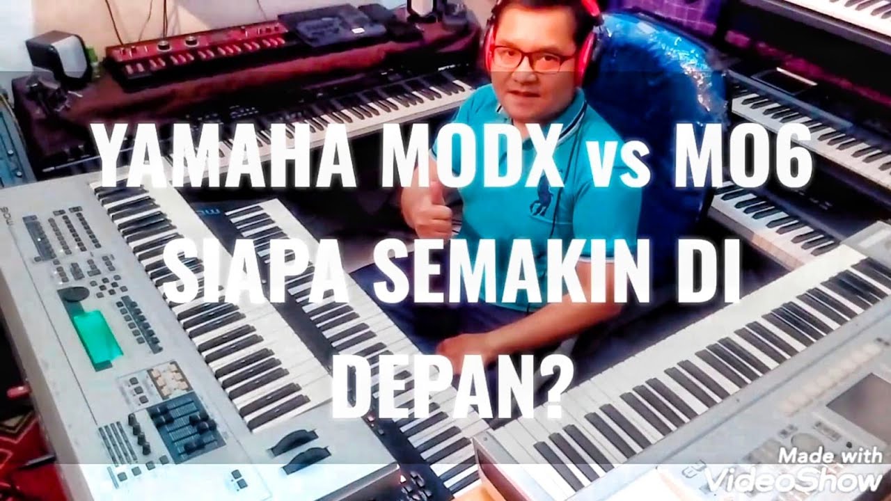 YAMAHA MODX vs MO6, piano sounds comparison 👍