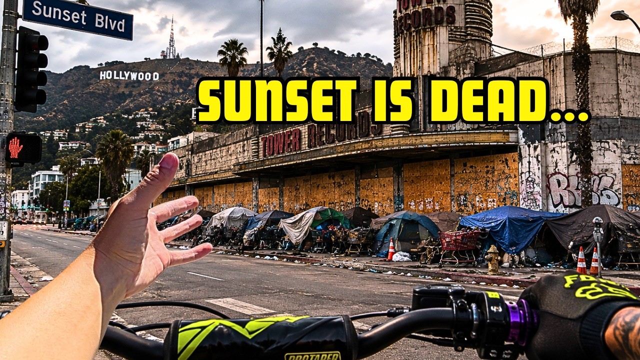 Sunset Boulevard is Dying, Restaurants Are Out Of Business, Miles Of Vacancies & Abandoned Buildings