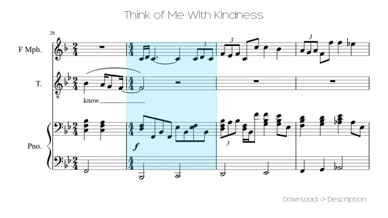 🎶 Think Of Me With Kindness 🎸🎸