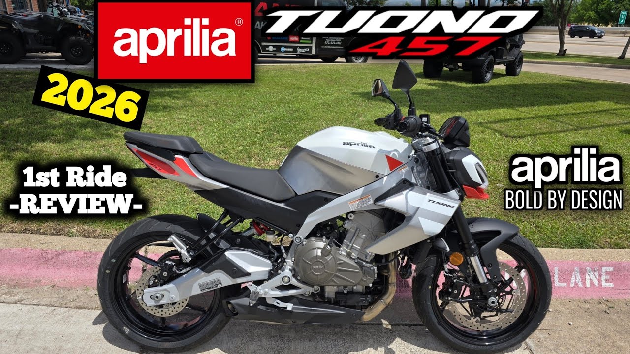 2026 Aprilia Tuono 457 1st Ride & Review | Aprilia Hit a Home Run with this Streetfighter