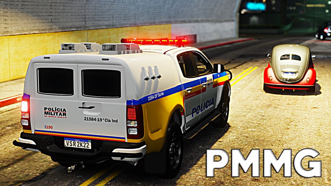 RÁDIO PATRULHAMENTO TÁTICO NOTURNO PMMG | NOVA CHEVROLET S10 2022 | GTA 5 POLICIAL (LSPDFR)
