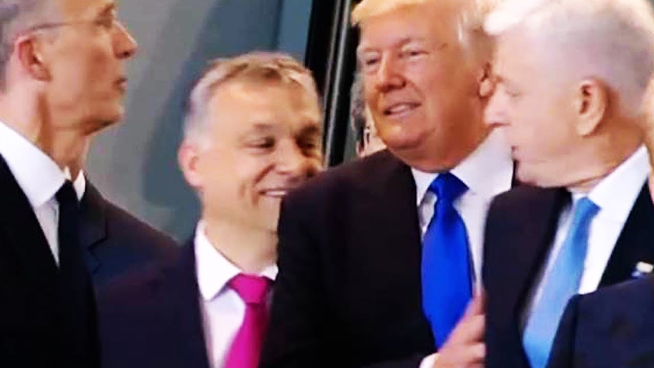 Trump Pushes NATO Leader Out Of His Way (VIDEO)