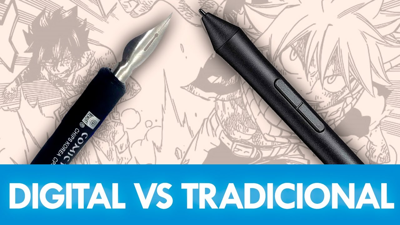 ¿Entintado digital o a mano? [Hacer comics digitales]