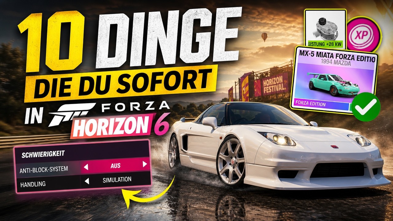 10 things you should do immediately in Forza Horizon 6