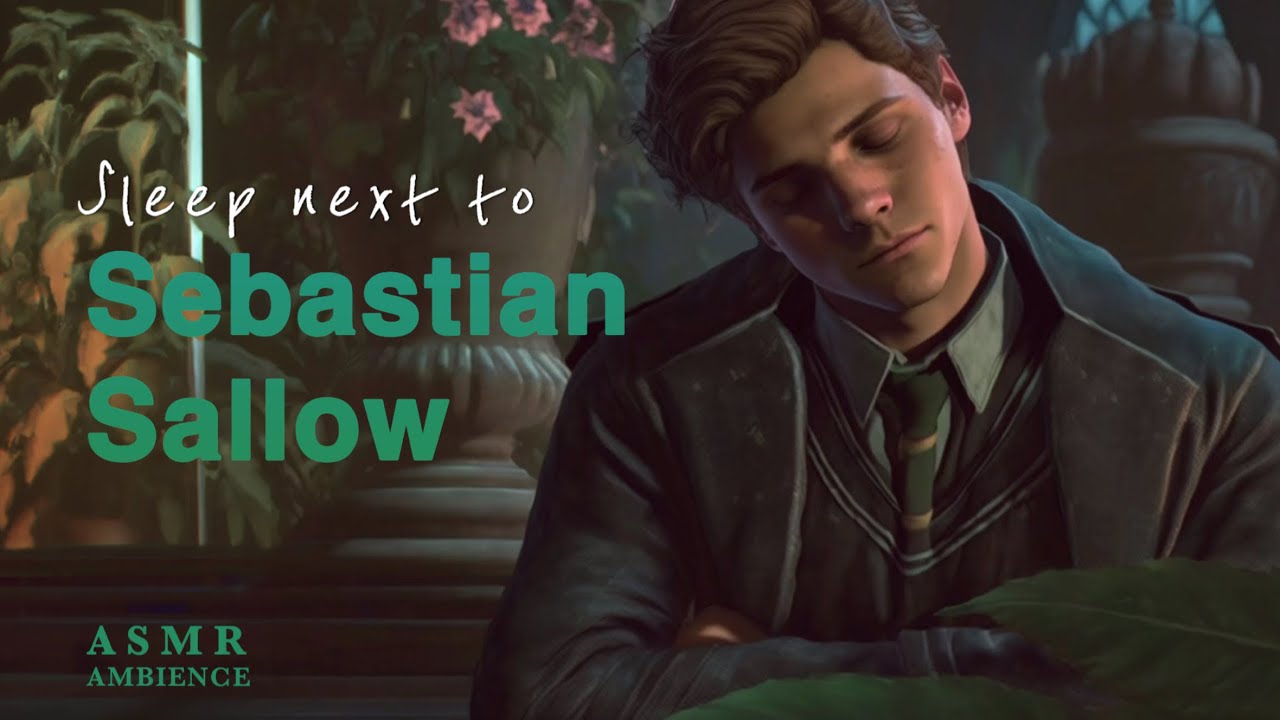 Hogwarts Legacy ambience | Sleep next to Sebastian Sallow in the Hogwarts greenhouse | ASMR