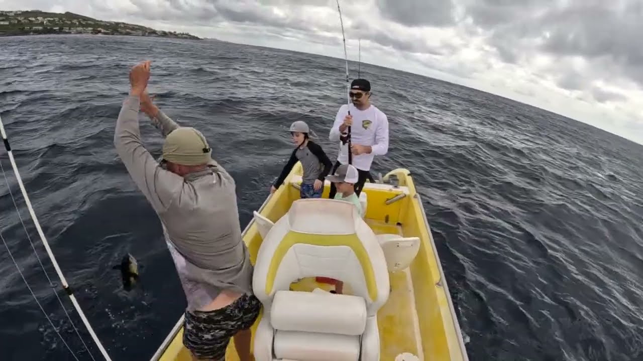 Cura&ccedil;ao Fishing Trip 🍣 Fish, Kids, Sashimi & Laughs 😂Curacao Fishing Charter Deckie Dirk