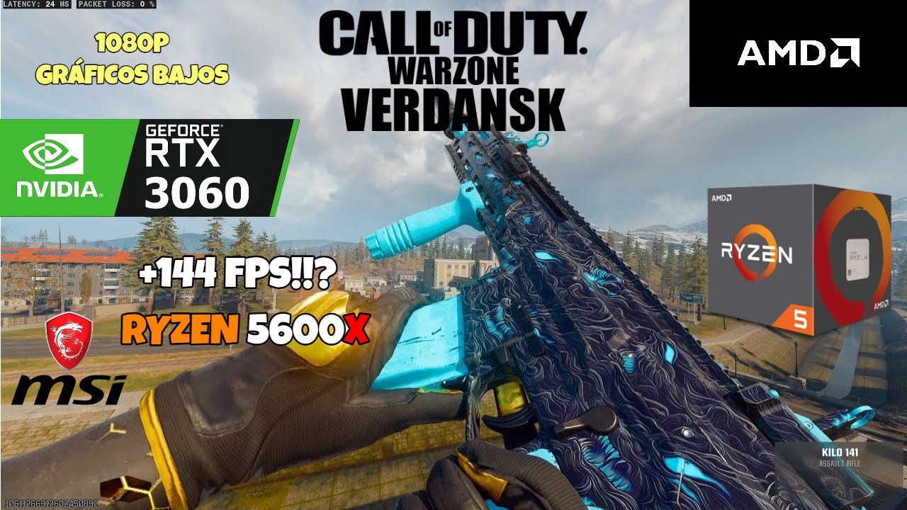 WARZONE VERDANSK en 2025 con RTX 3060 y RYZEN 5600X | MEJOR CONFIGURACIÓN