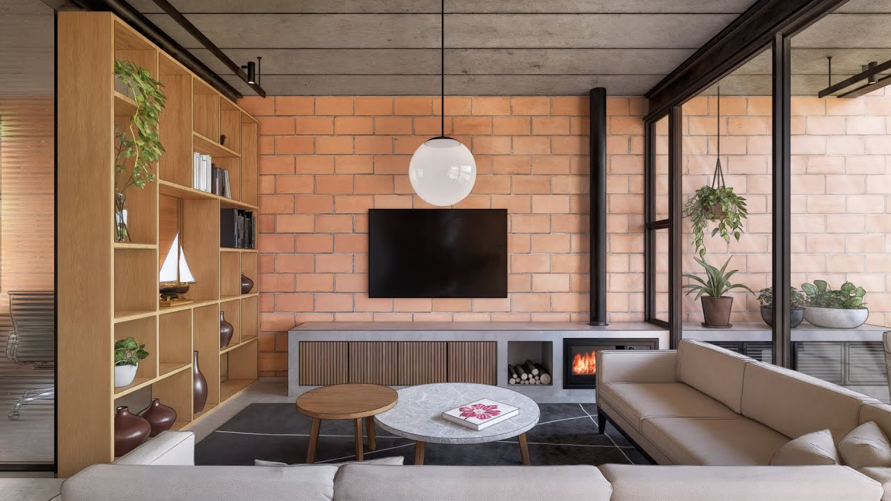 Casa SP03 | Estrutura Metálica | Bloco Aparente