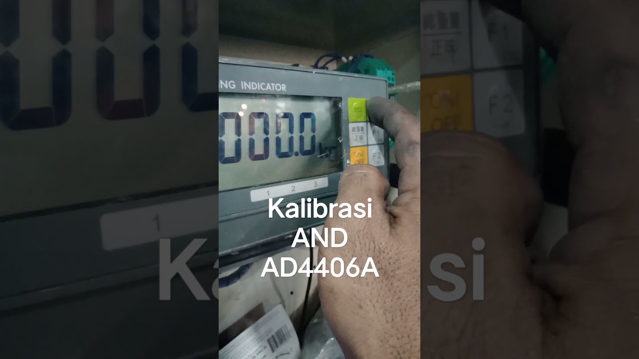 Kalibrasi Indicator AND AD-4406A