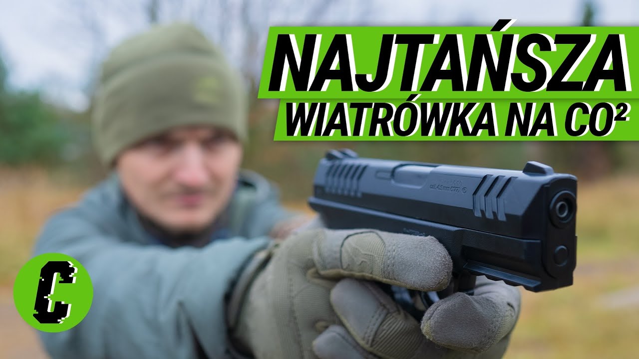 NAJTAŃSZY PISTOLET WIATR&Oacute;WKA NA CO2 💰 | Test, recenzja wiatr&oacute;wki pistolet Umarex XBG BB 4,5 mm