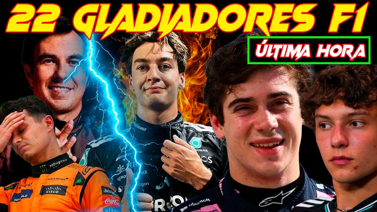 LA F1 DE 2026 ANUNCIA SUS 22 GLADIADORES, LUCES, SOMBRAS Y PRESIONES, NORRIS, COLAPINTO, KIMI, CHECO
