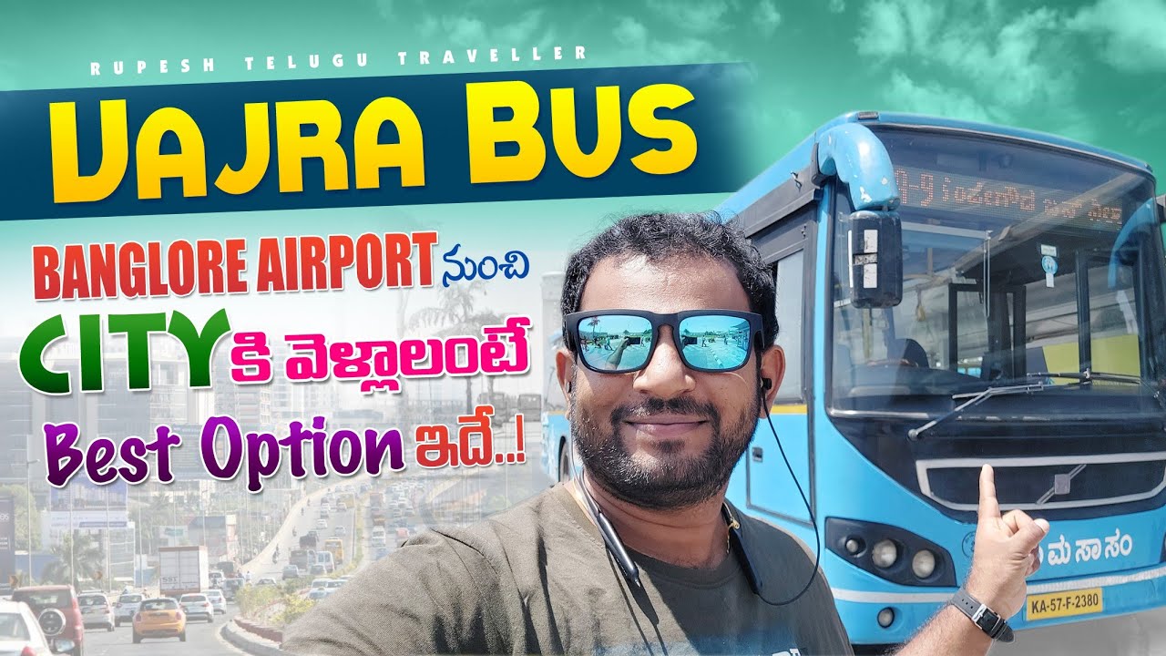 Banglore Airport To City Center | Vajra Bus