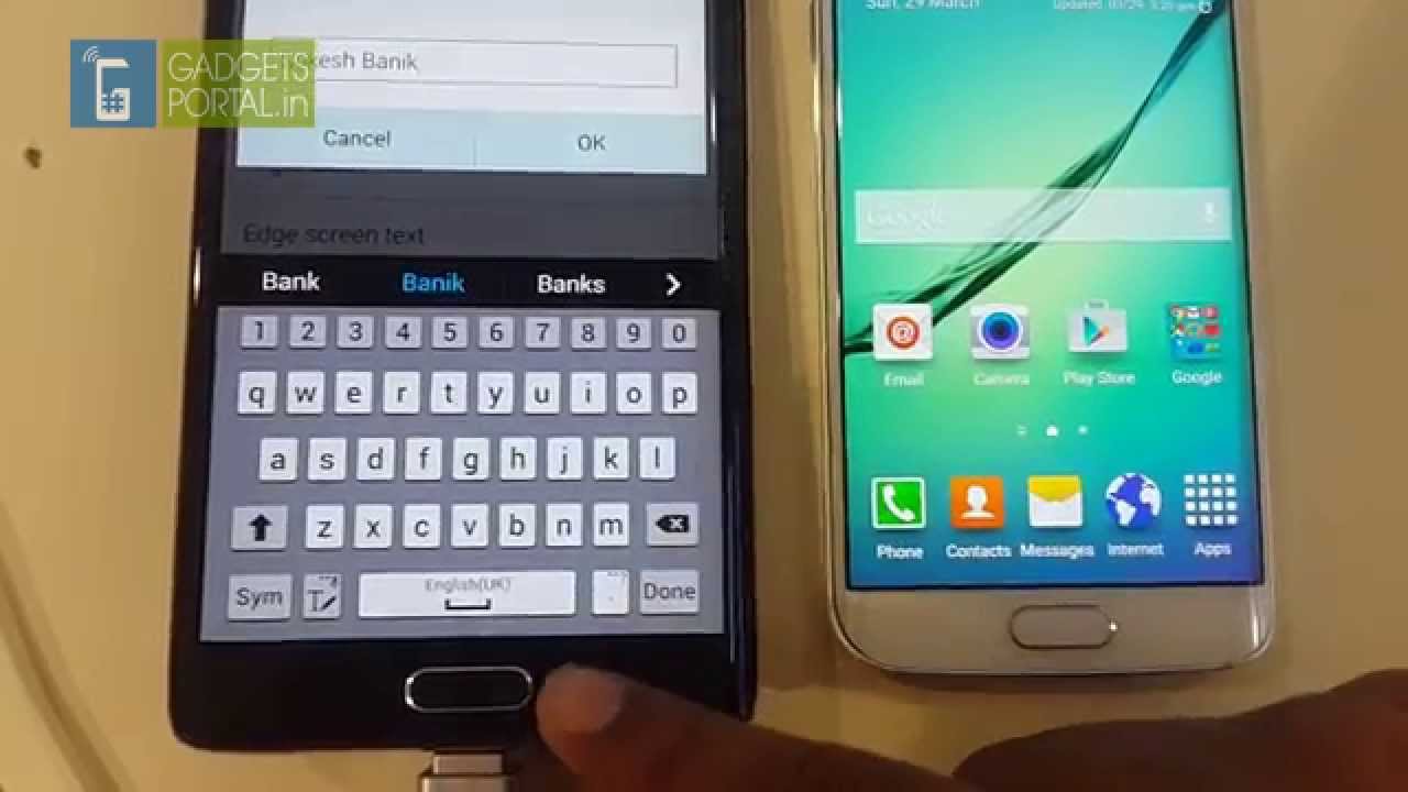 Galaxy S6 Edge VS Galaxy Note Edge - Who is Smarter?