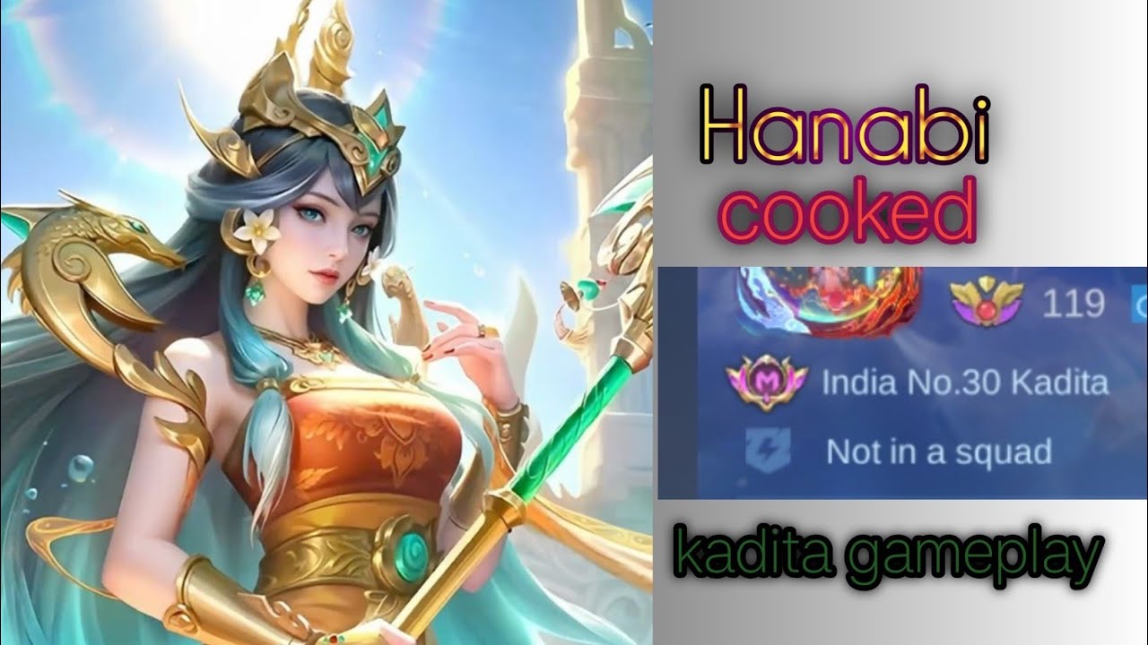 Kadita Game Play Hanabi Got Cooked #gameplay #mobilelegends #gaming #mlbb #mobilelegendsbangbang 