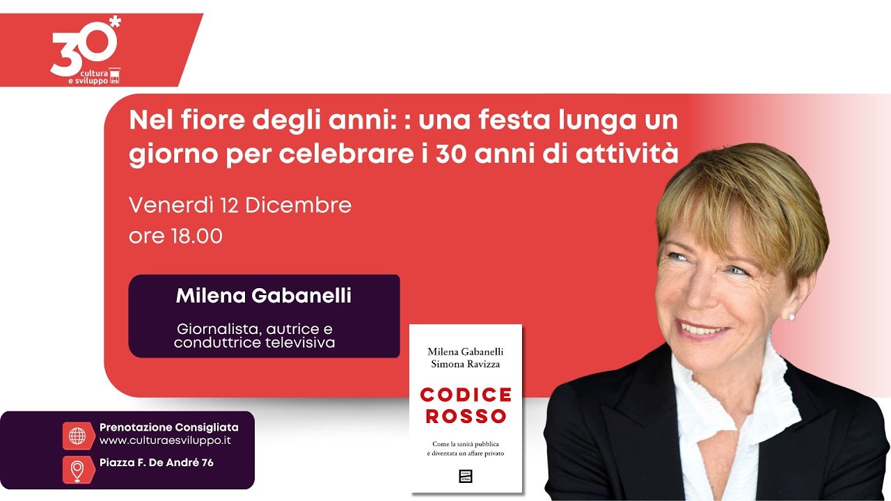 Nel fiore degli anni: una festa lunga un giorno per celebrare i 30 anni di attività
