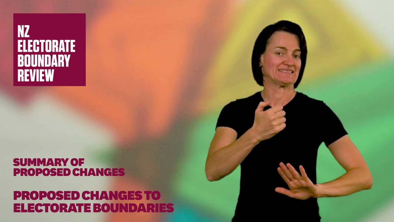 Proposed changes to electorate boundaries   NZSL