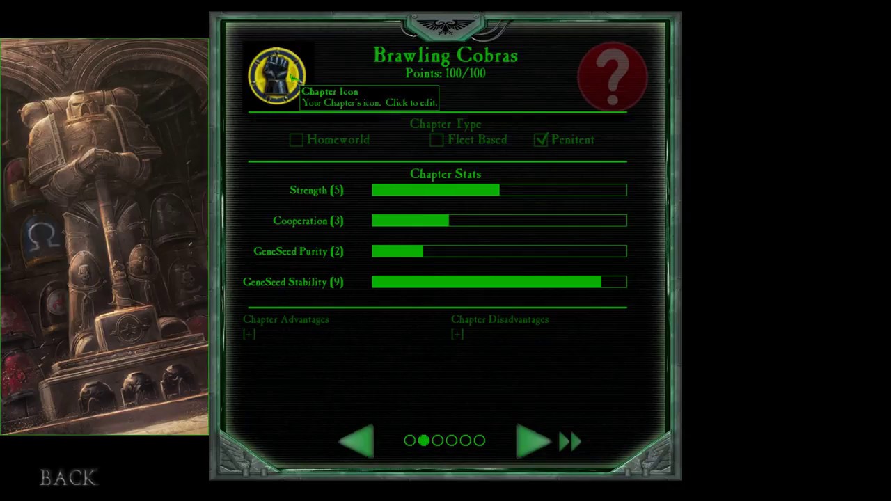 Chapter Master Alpha ( Le Random Chapters Game-Play Again)