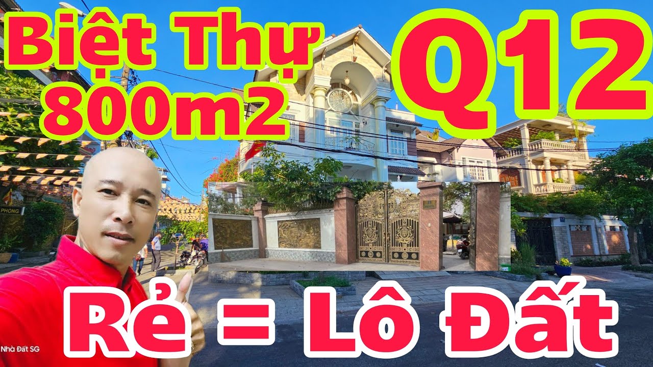 🛑Khám Phá Căn Biệt Thự Quận 12 Đại Gia Bán Rẻ Hơn Lô Đất Vị Trí Đẹp Giáp Gò Vấp | #bietthusaigon