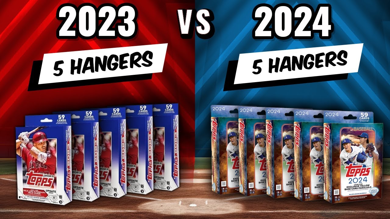 🚨CANT GO WRONG WITH EITHER YEAR!!🚨 2024 TOPPS UPDATE HANGERS VS 2023 TOPPS UPDATE HANGERS