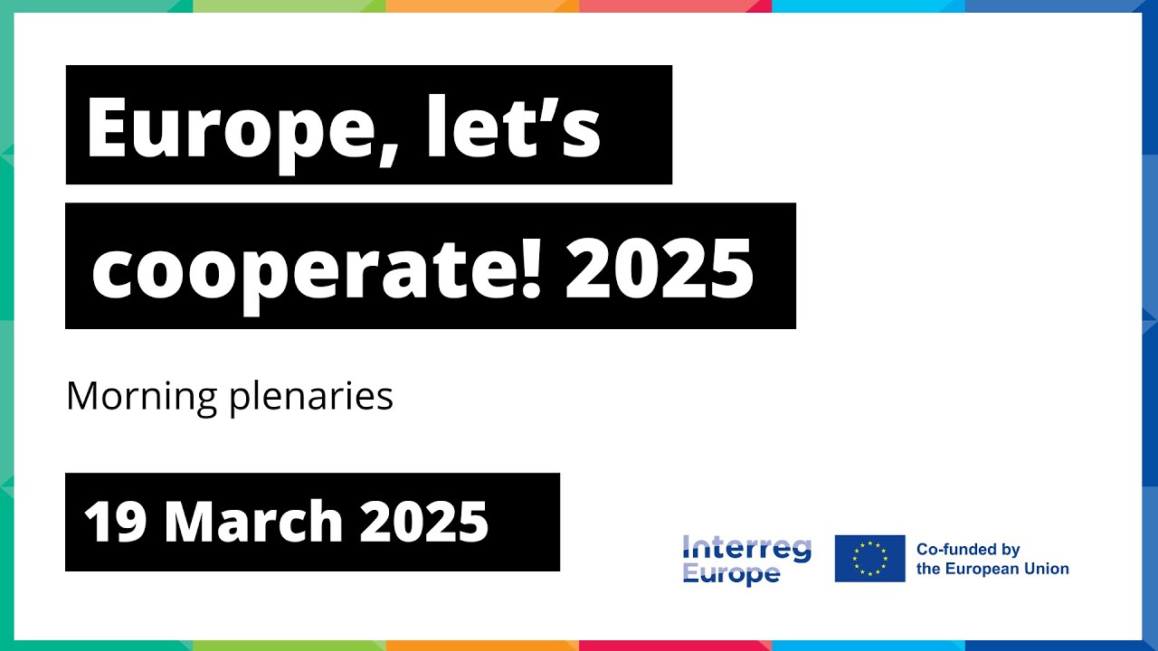 Europe, let's cooperate! 2025 - Day 1: Morning plenaries