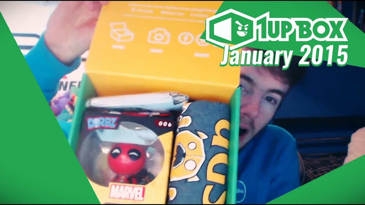 1UP Box Unboxing - January 2016 w/ GameboyLuke!!