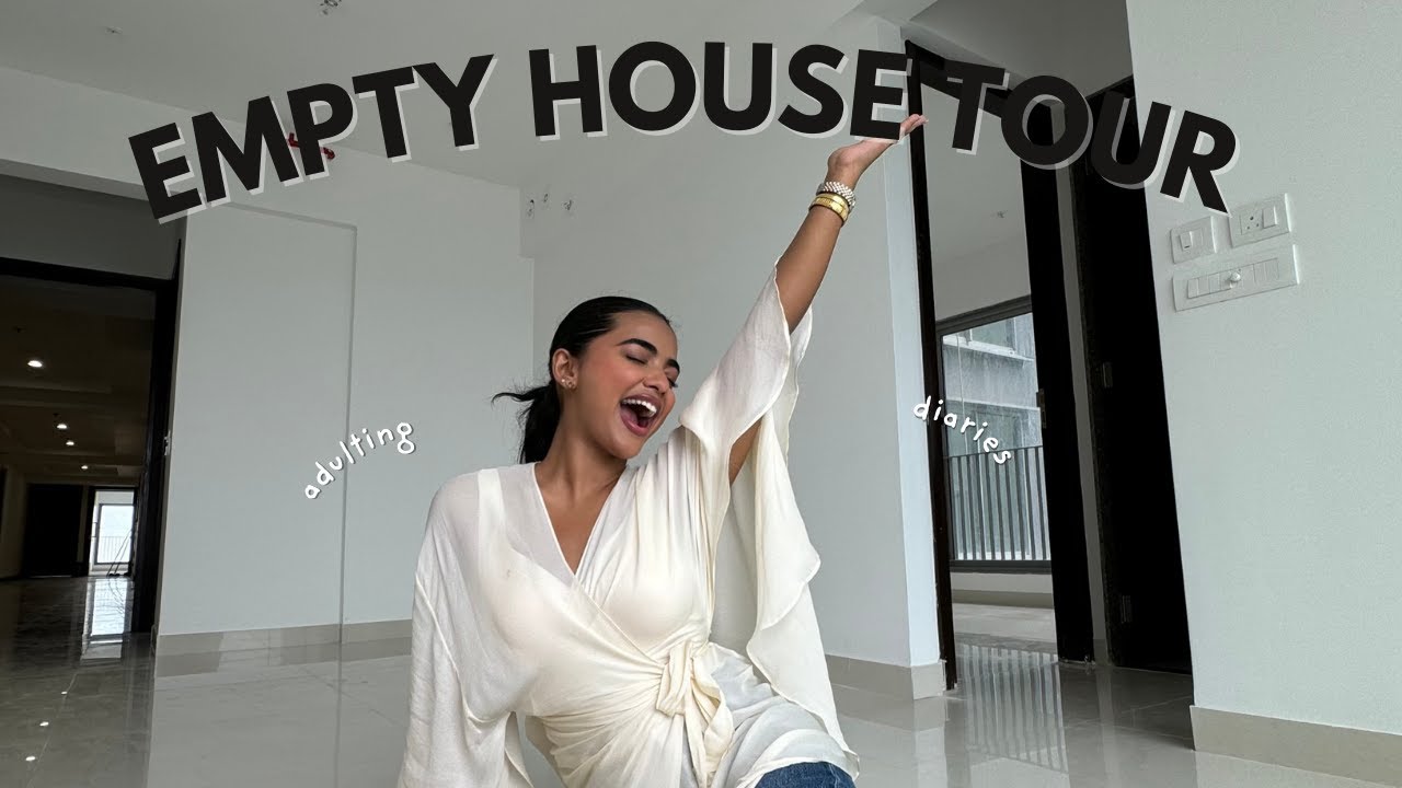 GHAR FINALLY MIL GAYA! EMPTY HOUSE TOUR🤍✨