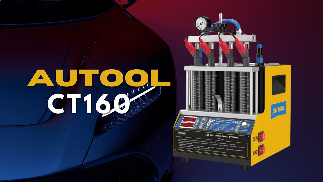 Maquina Probadora y Limpia Inyectores Autool CT160