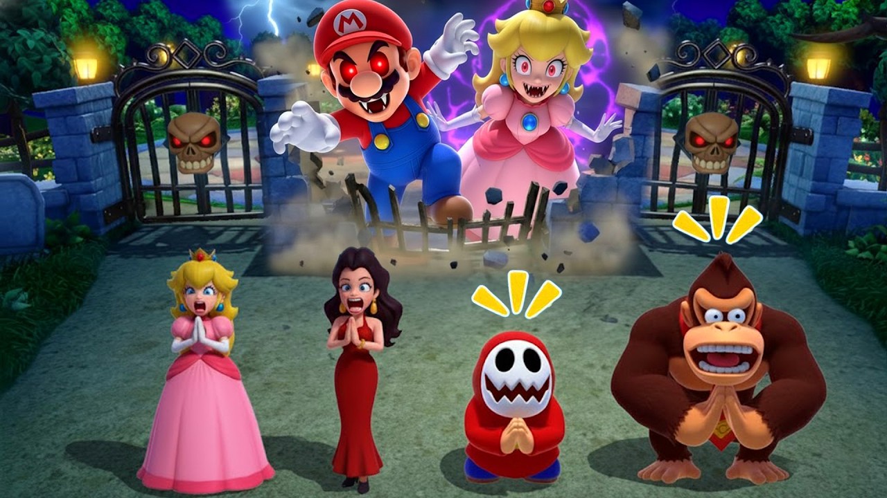 【スーパーマリオパーティ ジャンボリー】4人ガチ対決 ピーチ VS ポリーン VS ヘイホー VS ドンキーコング ジャンボリー最強キャラは誰？