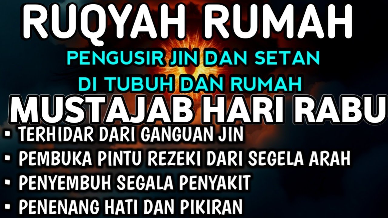 🕋AYAT RUQYAH - RUQYAH RUMAH DAN DIRI SENDIRI PENGUSIR JIN DAN SETAN ~ RUQYAH HARI RABU || Ala Aqel 🕋