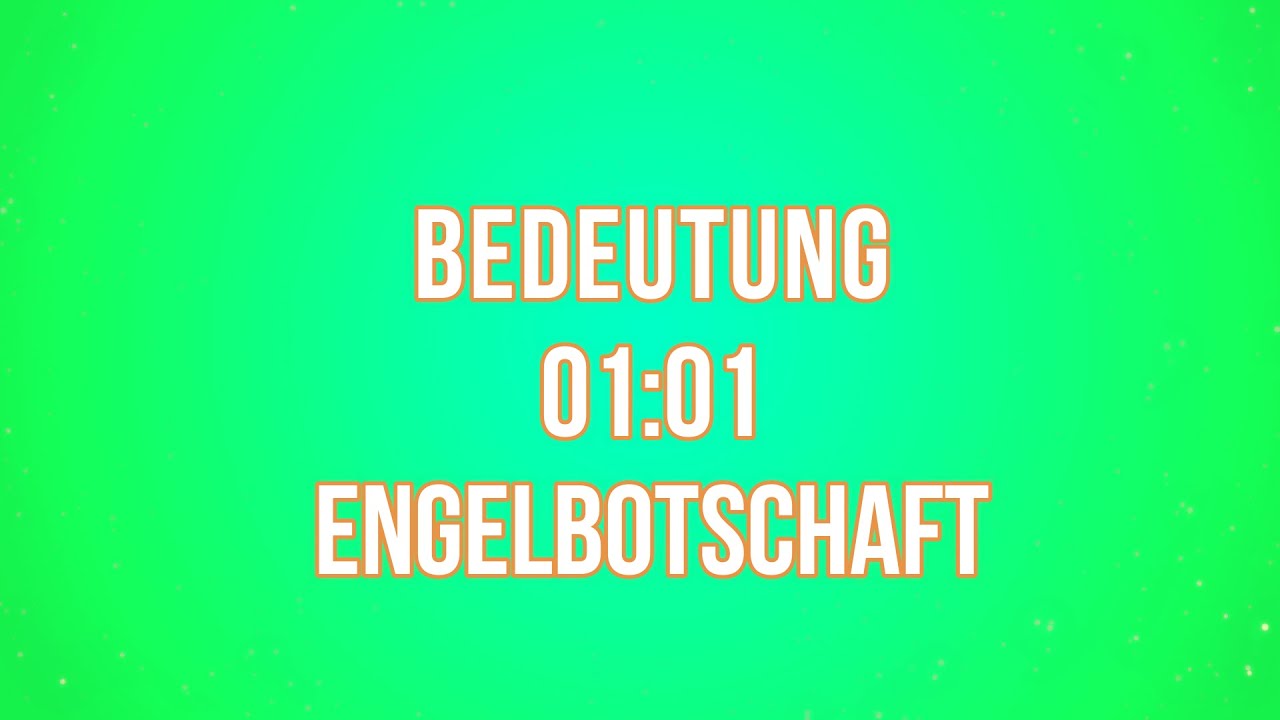 Diese Engelbotschaft will zu dir 0101 Engelbotschaft