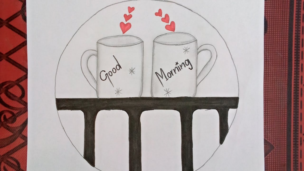 Easy Circle Scenery Drawing||Pencil Drawing In Circle Step by Step||Pencil Sketch