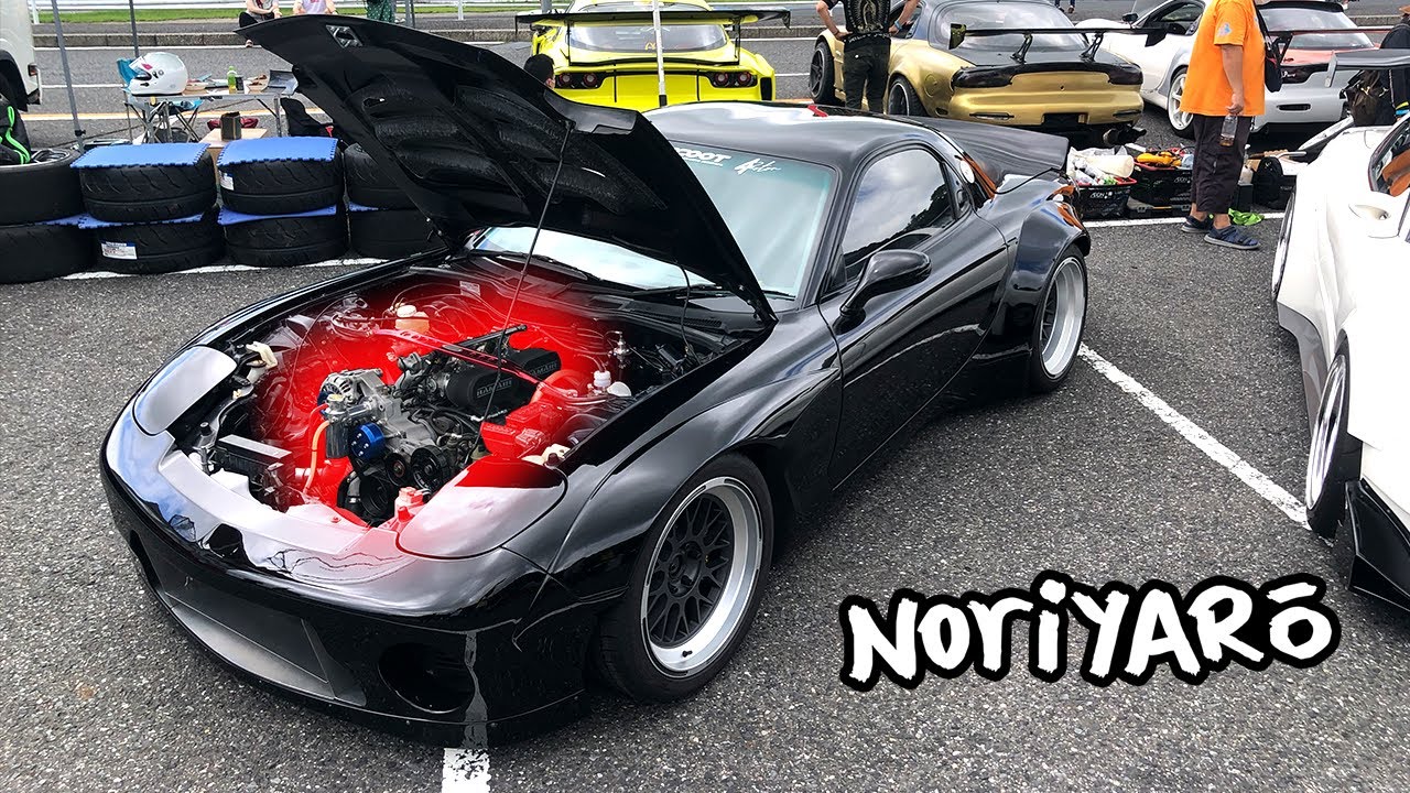6 роторов на встрече RX-7 в Японии на Seven's Day