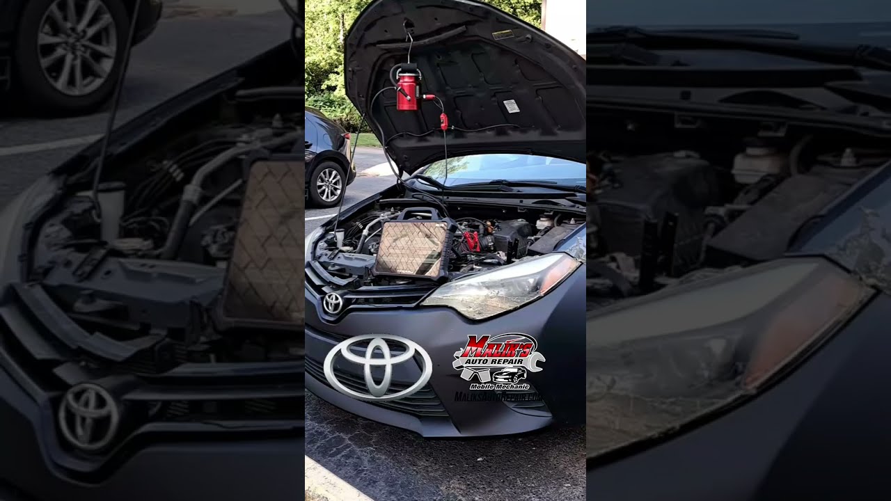 TOYOTA COROLLA LE 2014 г. | P0441–P0445 | КАК НАЙТИ УТЕЧКУ EVAP | ТЕСТ НА ДЫМ | Howto/Diy