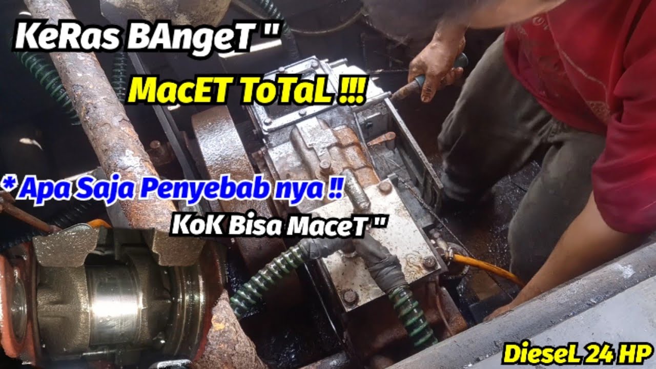 Macet Total !! Servis Mesin Diesel 24 HP Untuk Perahu ⛵