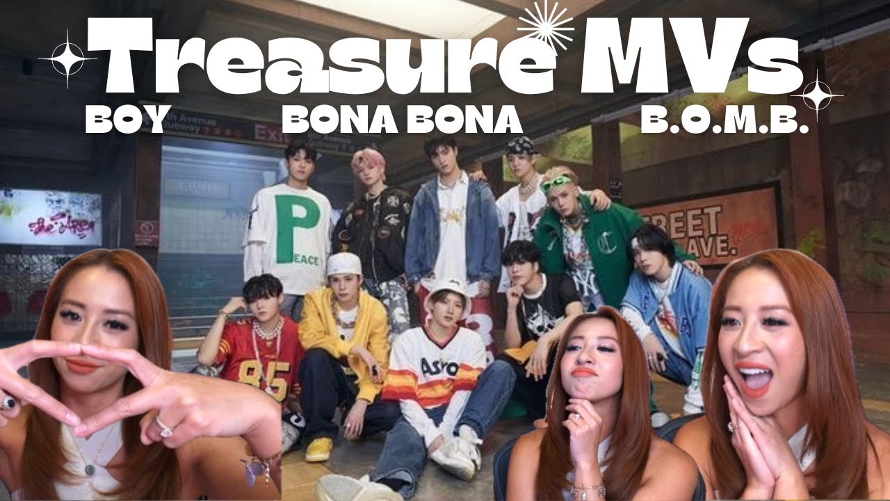 'BOY' MV + 'BONA BONA' MV + 'B.O.M.B. (KABOOM ver)' MV REACTION | TREASURE (트레저) Reaction